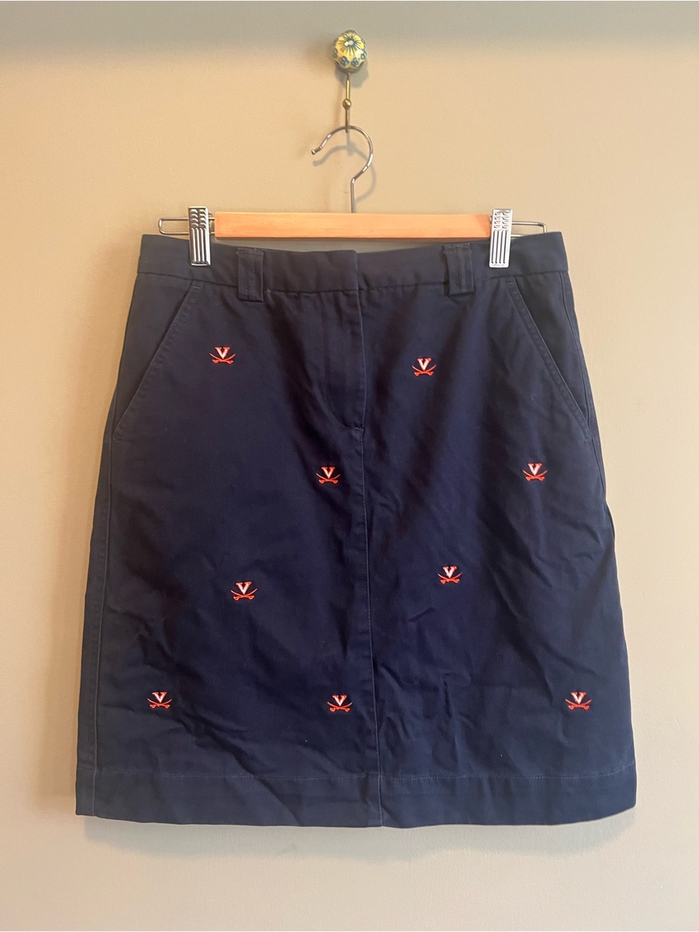 UVA Cavaliers Embroidered Skirt by Campus Chinos